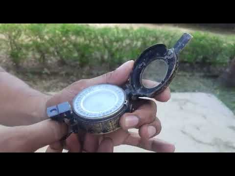 How to take bearing using Liquid Prismatic Compass || Map Reading || NCC SUBJECT