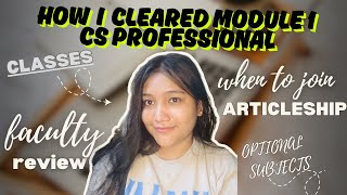 How I Cleared CS Professional Group 1 🎓 | My Secret Strategy | The Ultimate Study Plan Net Worth
