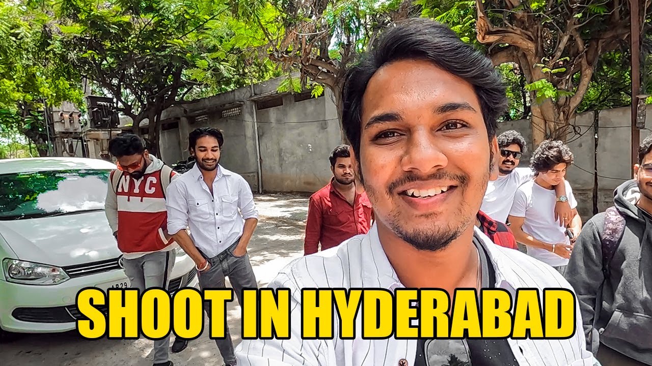 Shooting In Hyderabad Ft. Lavanya Tripathi | Nabeel Afridi Vlogs