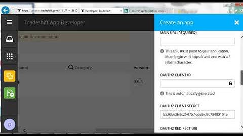 How to Create Tradeshift APP for Rest API Integration