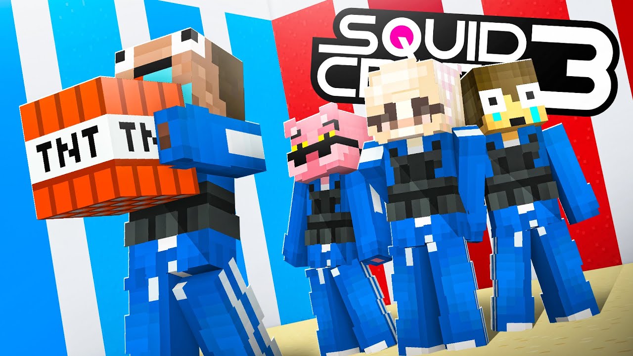 CASI me DETONAN en SQUID CRAFT GAMES 3 😳 DÍA #4