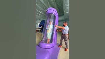 Thumbnail of Gold play button down a water slide at Kalahari Resorts Texas! #shorts