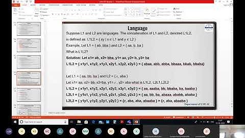 18CS54 Module1 class2