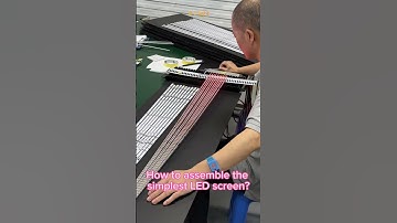 How to assemble the simplest LED screen?#factory #led #ledfactory