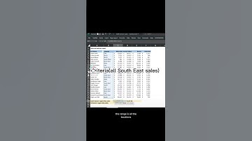 Excel tips #1: SUMIF