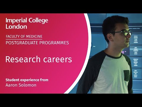 Postgraduate programmes for research careers – Medicine at Imperial College London