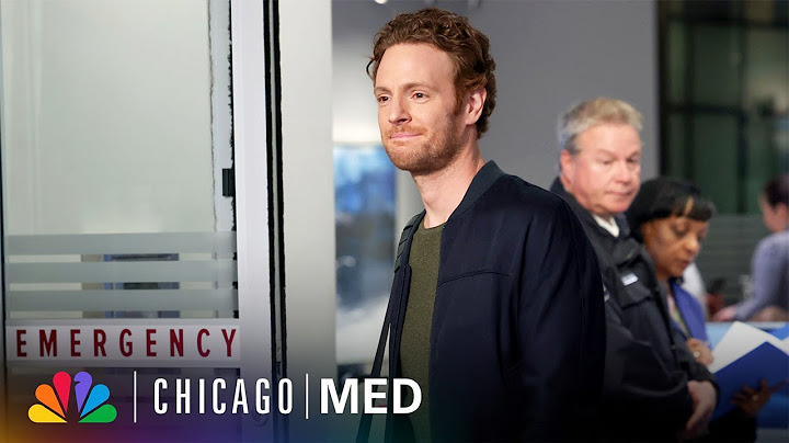 Halstead Says Goodbye | Chicago Med | NBC
