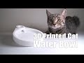 3D Printed Cat Water Bowl with Ender 3 Pro V2 (Cinematic Video)