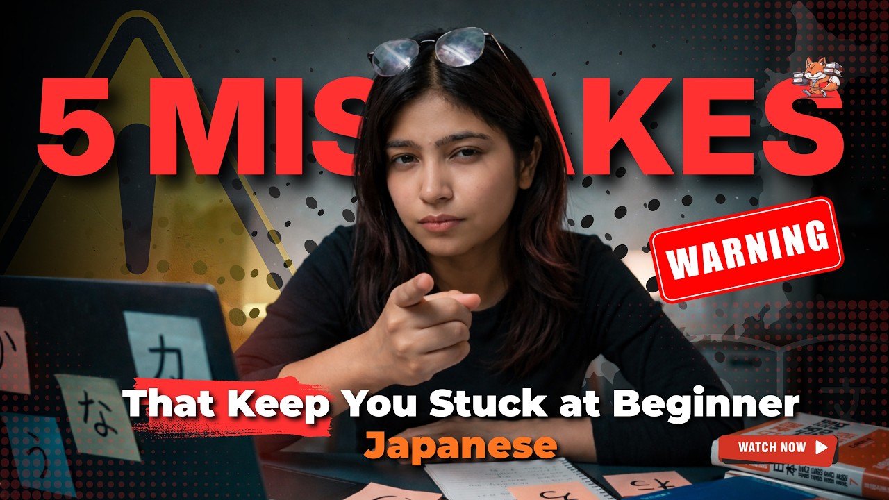 BEGINNERS MAKE 5 MISTAKES WHILE JAPANESE LANGUAGE LEARNING