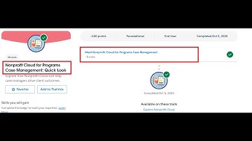 Nonprofit Cloud for Programs Case Management: Quick Look | Salesforce Trailhead