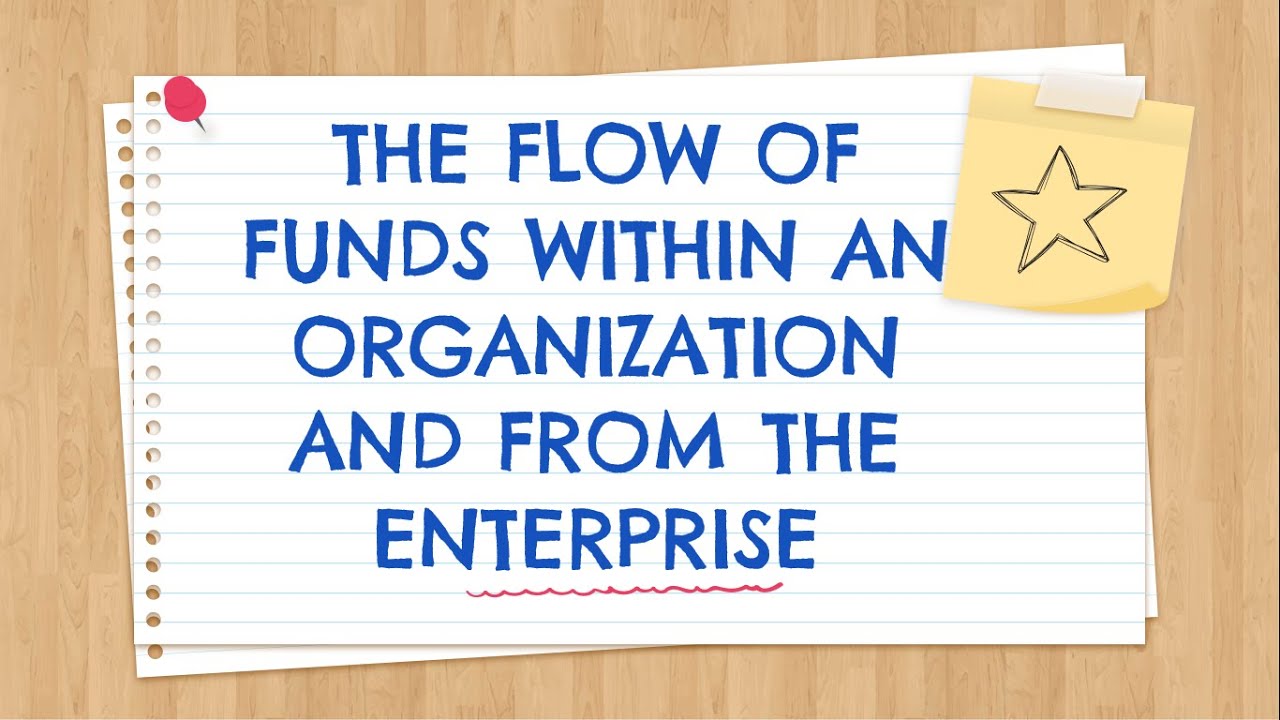 THE FLOW OF FUNDS WITHIN AN ORGANIZATION AND FROM THE ENTERPRISE YouTube