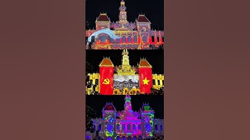 Màn trình diễn 3D Mapping tại concert quốc gia đêm 30.04.2025 #30thang4 #concertquocgia