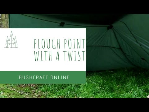 Plough Point Tarp Shelter with a Twist