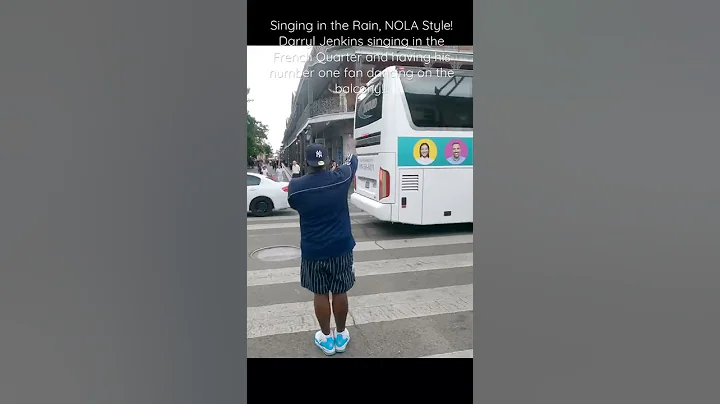 Dancing in the Rain, NOLA Style! Darryl Jenkins si...