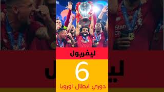 اكثر 10 اندية تتويجا بلقب دوري ابطال اوروبا 🏆🔥