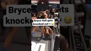 BRYCE HALL GETS KNOCKED OUT by a professional fighter 😱