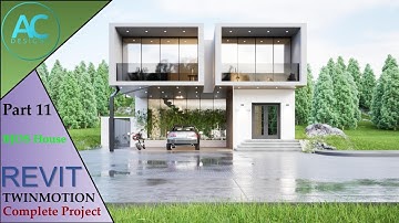 BJOS House | Part 11 | Complete Step By Step Project | Revit and Twinmotion Tutorial