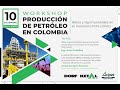 WORKSHOP: PRODUCCIÓN DE PETRÓLEO EN COLOMBIA, RETOS Y OPORTUNIDADES EN EL MOMENTO POS-COVID