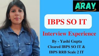 IBPS SO IT Interview experience |SO IT Interview questions