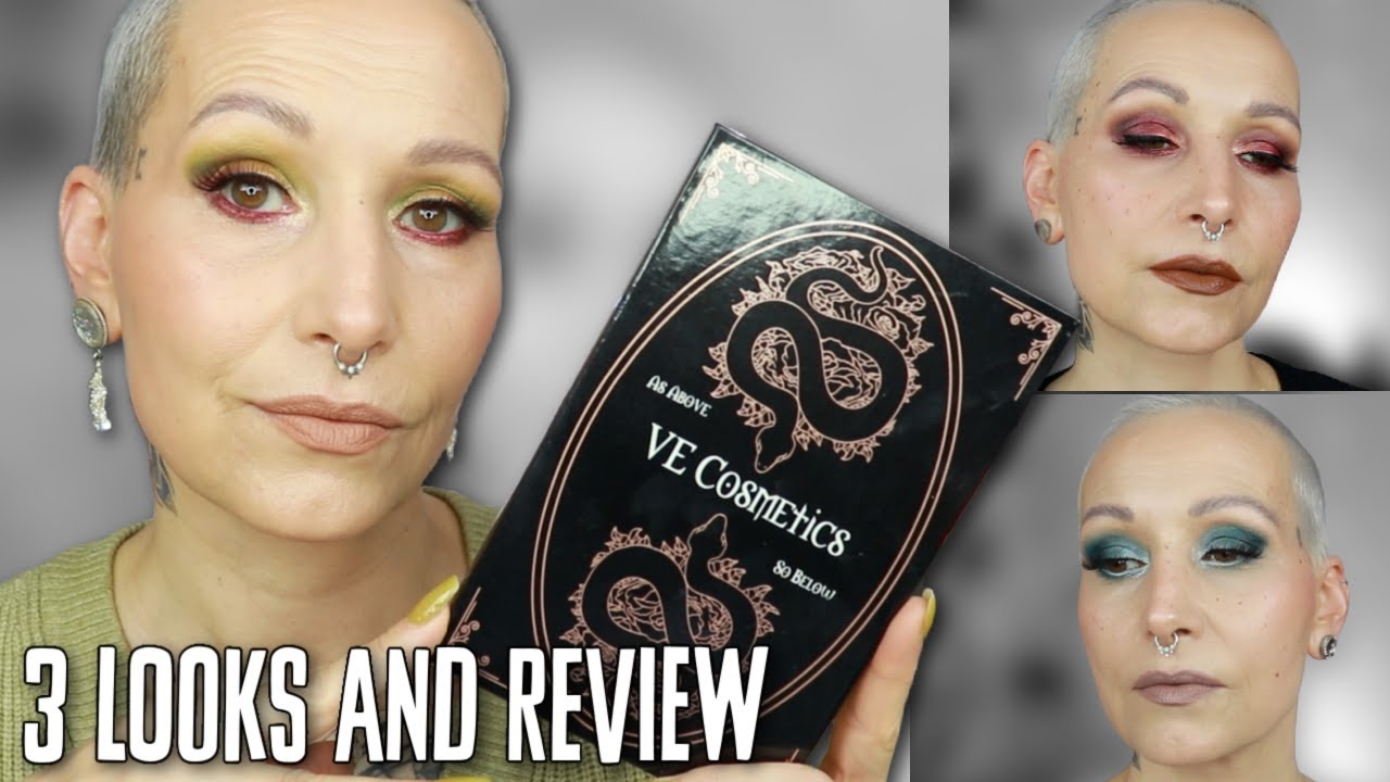 🧙‍♀️AS ABOVE...SO BELOW..by VE-COSMETICS | 3 LOOKS & REVIEW🧙‍♀️