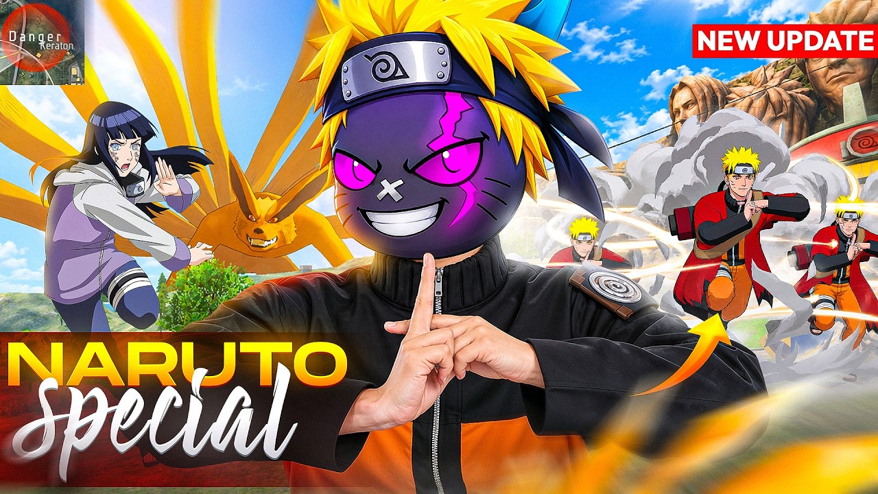 ফ্রি ফায়ারে নতুন আপডেট এসে পরেছে 🤯 NEW NARUTO UPDATE REACTION 😱