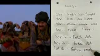 Parodi lirik lagu india lucu