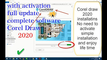 Corel DRAW 2020 complete installation with activation . full version.