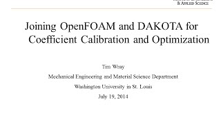 Joining OpenFOAM and DAKOTA for Coefficient Calibration and Optimization