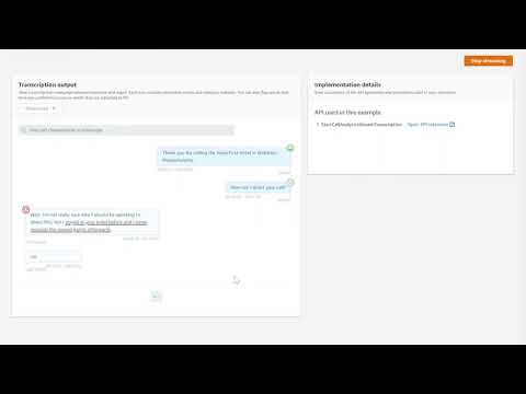 Amazon Transcribe Real-time