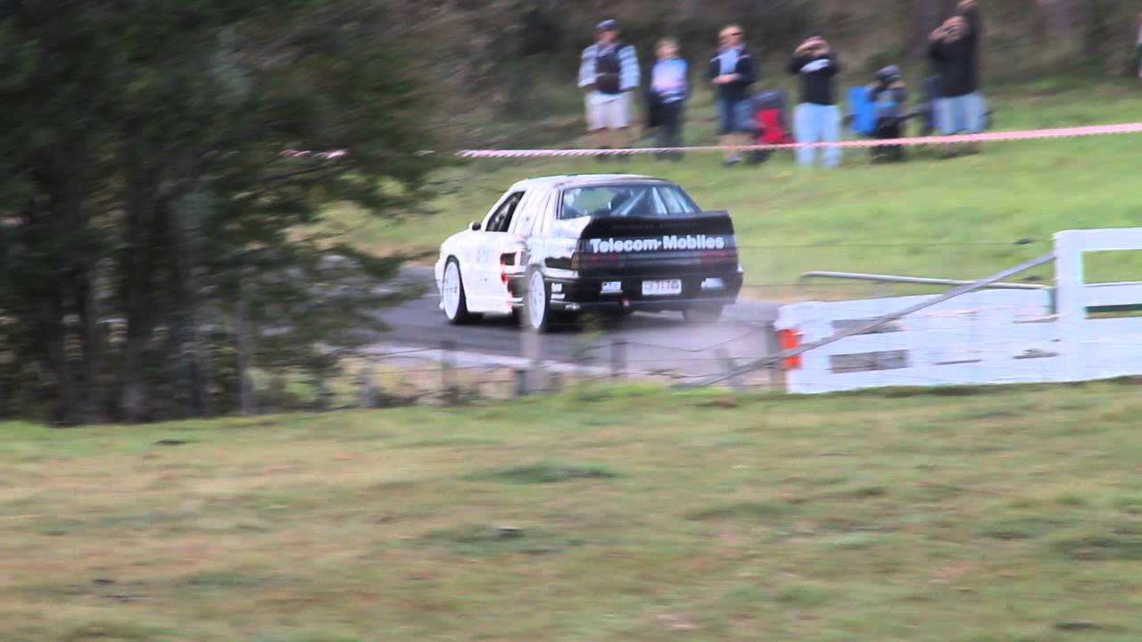 Angry  v8 Vl commodore  at Targa  tasmania  Valley field road