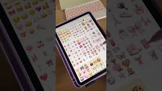 This is how you can add cute aesthetic emojis on your iPad | subscribe 🎀 | #ipad #emoji #ipadtips