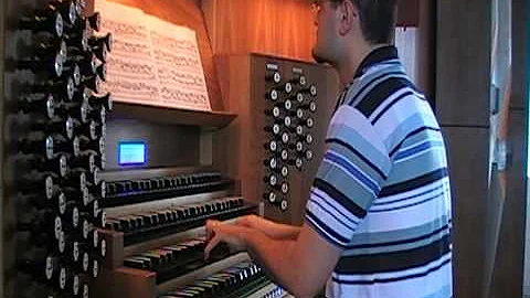 Angelo Castaldo plays the New Great Organ in Jastr...