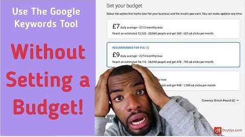 Use The Google Keyword Planner Tool For Free | Google Keywords Tool Without Setting a Campaign