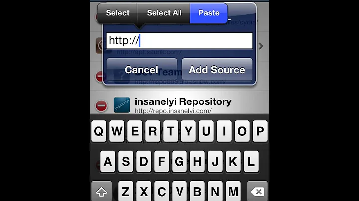 Cydia Bad source URL fix