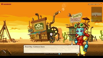 Steamworld Dig Beginning, Run and Steam Jump Upgrades