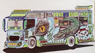 🔥Matatu culture in Kenya 🇰🇪 Pen art drawings and concepts