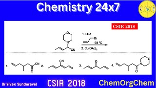 LDA| Lithium diisopropylamide| Allylation| Problem | Solved| Chemistry 24 x 7|ChemOrgChem