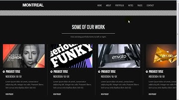 Montreal - Responsive Creative Drupal Theme