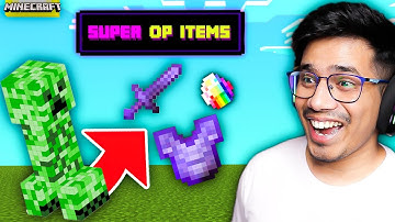 Minecraft, But Mobs Drop OP Items !!!