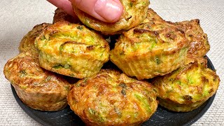 Zucchini is tastier than meat! Incredibly delicious muffins! Simple menu.