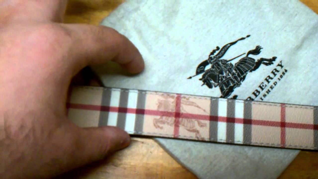 How to Spot Fake Burberry Belt - video Dailymotion