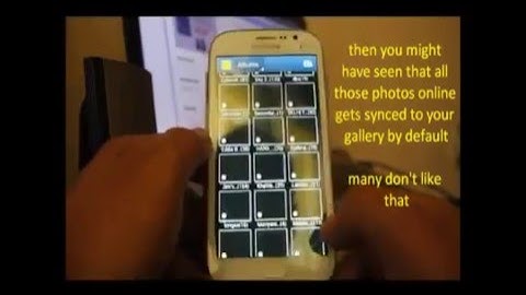 Android Tips  How to unsync google picasa web photos and clear albums in gallery