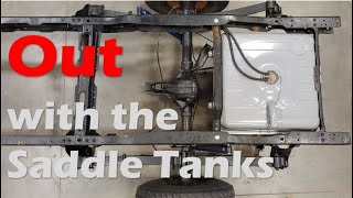 Replacing GM Square Body Saddle Tanks with One Rear Suburban Tank | 1986 GMC