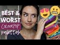 Best & Worst of ColourPop Eyeshadow Palettes | Ranking ALL of the ColourPop 9 Pan Palettes!