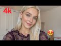 4K Try On Haul Transparent Dress | Lingerie, See-through &amp; See Everything Styles 