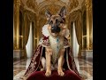 Royal Pet Portrait Animation #germanshepherd #petlover  #petshorts #petportrait