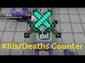 Minecraft kill and death counter