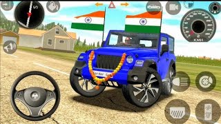 Mahindra Thar Speed Run & Drift Compilation | Indian Car Simulator 3D screenshot 1
