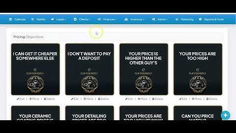 Sales Deck in OrbisX CRM for Detailers