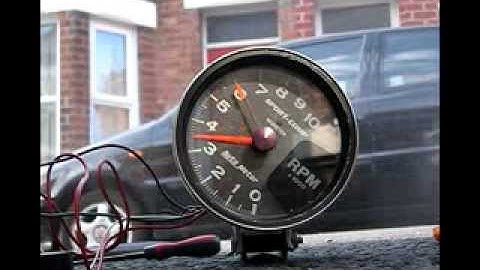 Autometer 3900 Monster tacho testing